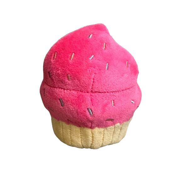 Squeezamals Dessert Series Dream Cupcake 4 Inch Plush Stress Ball Pink Sprinkles - Picture 3 of 7